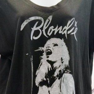*Blondie Cropped Band Tee